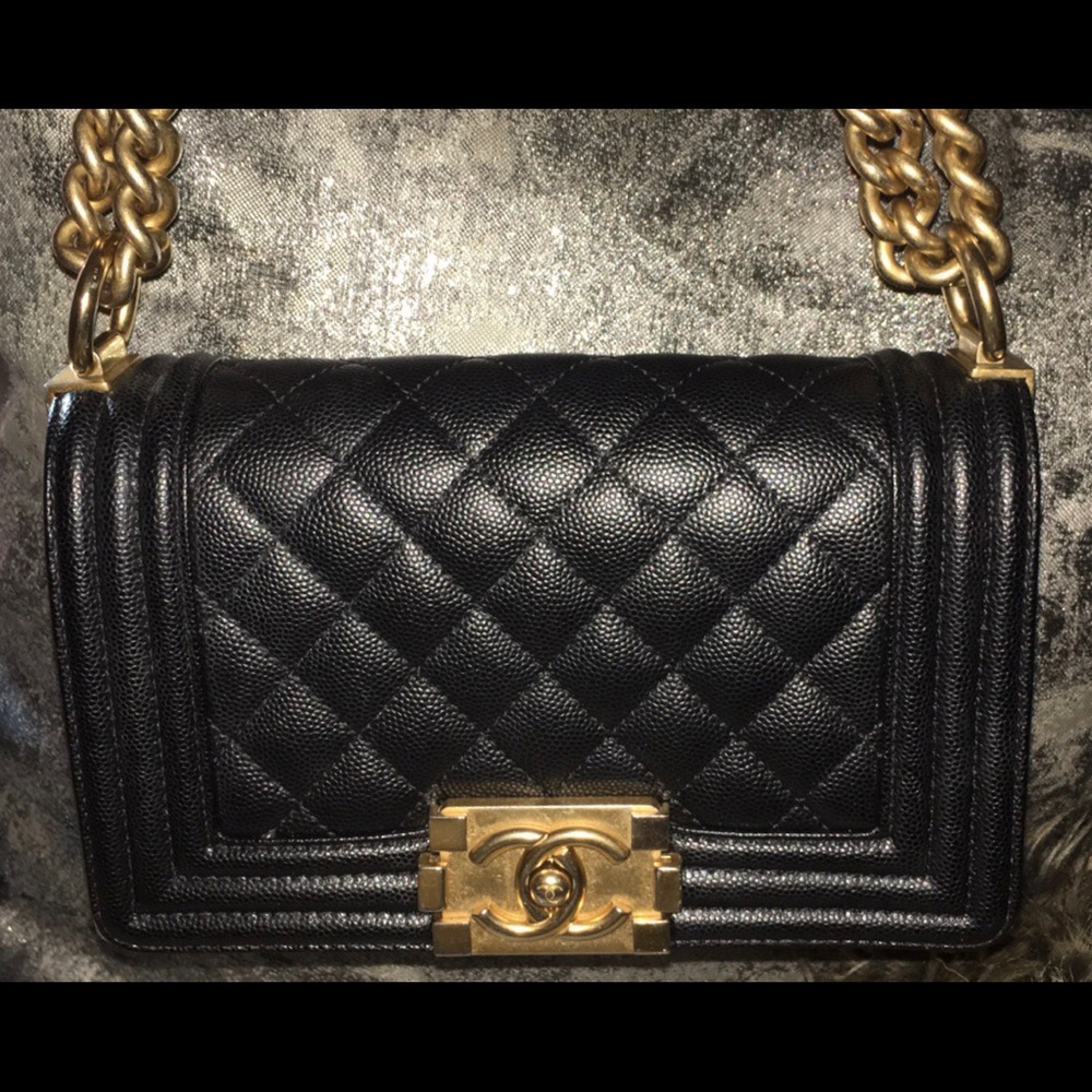 Chanel Small Boy Caviar Bag